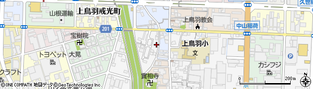 京都府京都市南区上鳥羽川端町228周辺の地図