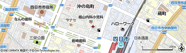 社団法人三重県建築士事務所　協会　四日市支部周辺の地図