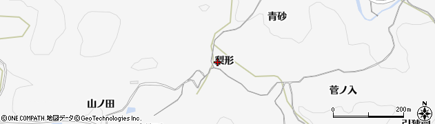 愛知県岡崎市箱柳町（梨形）周辺の地図
