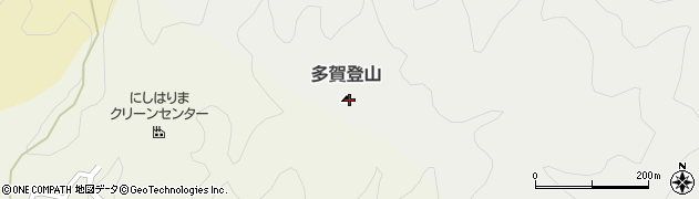 多賀登山周辺の地図