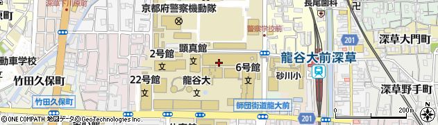 龍谷大学深草学舎　ＲｙｕｋｏｋｕＥｘｔｅｎｓｉｏｎＣｅｎｔｅｒ・ＲＥＣ京都周辺の地図