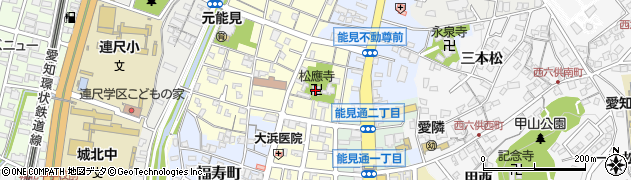 松應寺周辺の地図
