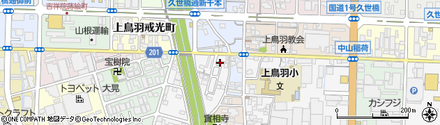 京都府京都市南区上鳥羽川端町263周辺の地図