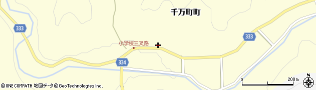 愛知県岡崎市千万町町寺沢47周辺の地図