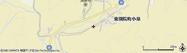 京都府亀岡市東別院町小泉周辺の地図