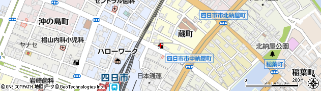 ＥＮＥＯＳ四日市駅前ＳＳ周辺の地図