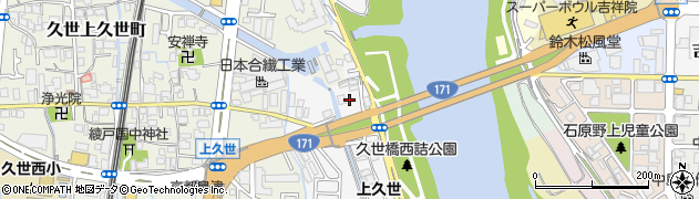 京都府京都市南区久世川原町周辺の地図