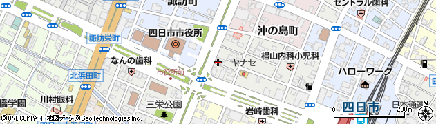 中日新聞社四日市支局周辺の地図