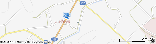 愛知県新城市作手清岳ケントク周辺の地図