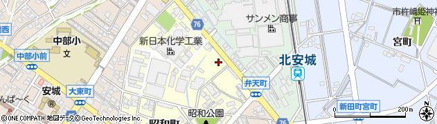 株式会社ホワイト急便　イズミヤ安城本社工場前店周辺の地図