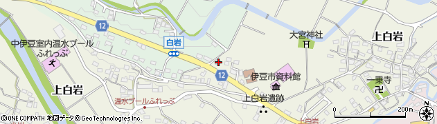 静岡県伊豆市上白岩400周辺の地図