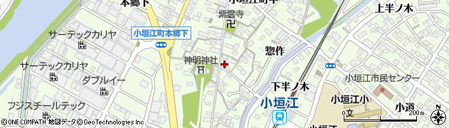 愛知県刈谷市小垣江町周辺の地図