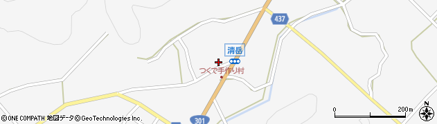 愛知県新城市作手清岳（シロヤシキ）周辺の地図