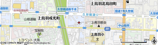 京都府京都市南区上鳥羽南村山町35周辺の地図