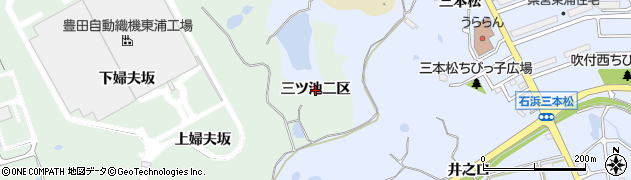 愛知県東浦町（知多郡）緒川（三ツ池二区）周辺の地図