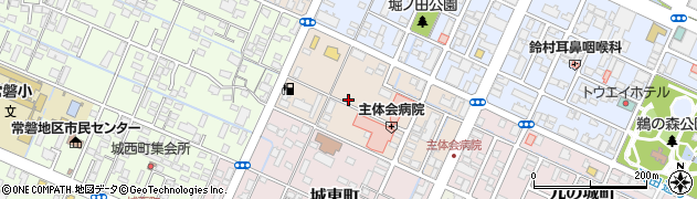 三重県四日市市城北町周辺の地図