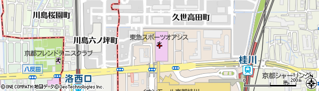 モスバーガーイオンモール 京都桂川店周辺の地図