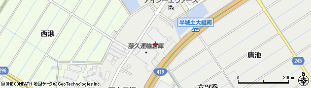 愛知県刈谷市半城土町大組周辺の地図