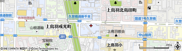 京都府京都市南区上鳥羽南村山町39周辺の地図