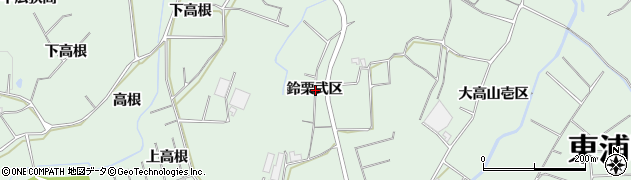 愛知県知多郡東浦町緒川鈴栗弐区周辺の地図