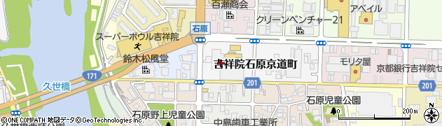 京都府京都市南区吉祥院石原京道町周辺の地図