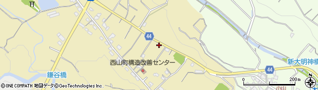 三重県四日市市西山町7586周辺の地図