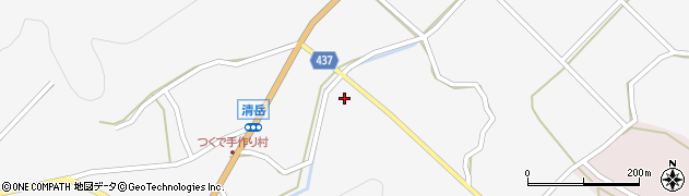 愛知県新城市作手清岳（上藪下）周辺の地図