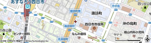 三重県信用保証協会四日市支所周辺の地図