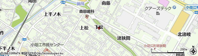 愛知県刈谷市小垣江町下松13周辺の地図