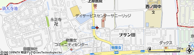 京都府向日市物集女町池ノ裏24周辺の地図