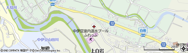 静岡県伊豆市上白岩836周辺の地図