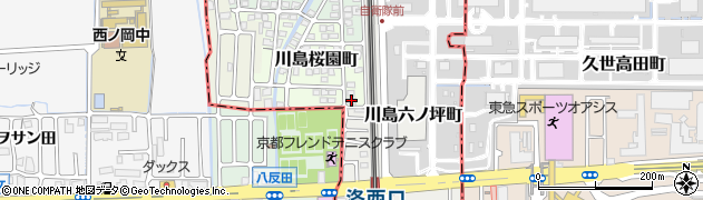 京都府京都市西京区川島桜園町101周辺の地図