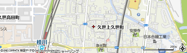 京都府京都市南区久世上久世町周辺の地図