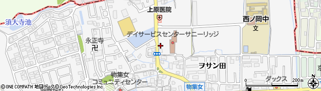 京都府向日市物集女町池ノ裏23周辺の地図