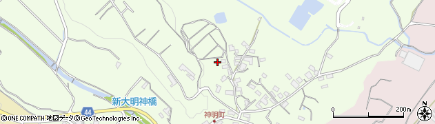 三重県四日市市小山町周辺の地図