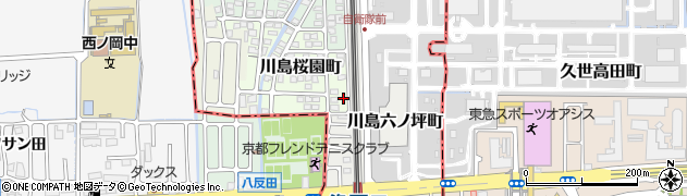 京都府京都市西京区川島桜園町99周辺の地図