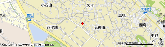 愛知県知多市岡田久平91周辺の地図