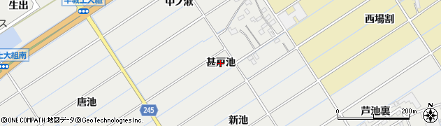 愛知県刈谷市半城土町（甚戸池）周辺の地図