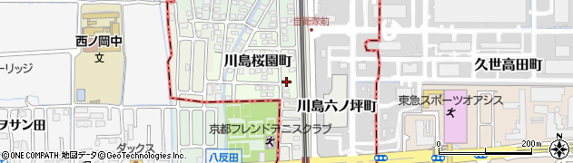 京都府京都市西京区川島桜園町97周辺の地図
