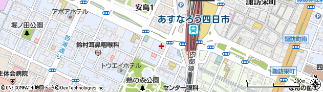 東海東京証券株式会社　四日市支店周辺の地図