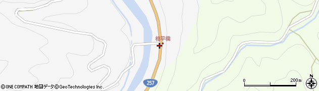 愛知県新城市玖老勢（中山島）周辺の地図