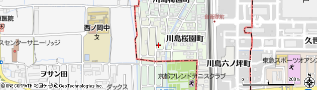 京都府京都市西京区川島桜園町15周辺の地図