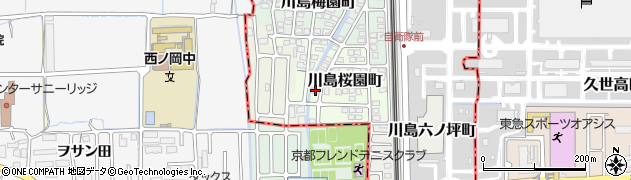 京都府京都市西京区川島桜園町30周辺の地図