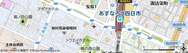 東京海上日動火災保険株式会社　三重自動車営業部四日市営業課周辺の地図