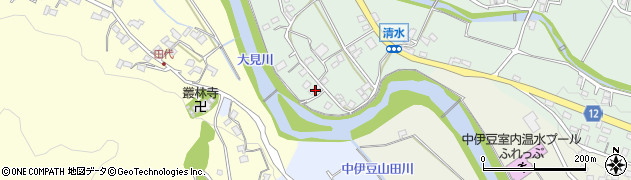 静岡県伊豆市下白岩1588周辺の地図