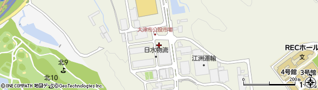 龍谷大学　瀬田学舎理工学部数理情報学科事務室周辺の地図