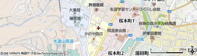 静岡県伊東市弥生町周辺の地図