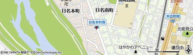 日名本町南周辺の地図