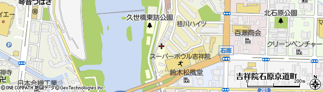 京都府京都市南区吉祥院石原西ノ開町周辺の地図