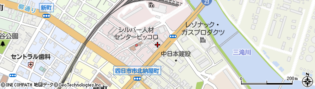 三重県四日市市浜町4周辺の地図